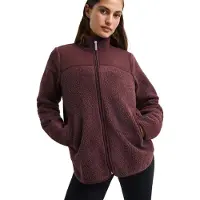 Röhnisch Phoebe Pile Jacket - Burgundy - S