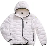 Blauer for man. 25WBLUC03074 Wave white wavy jacket (L), Casual, Polyester