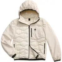 Blauer for man. 25WBLUC08078 Albert off-white jacket off-white (XXL), Beige, Casual, Polyester