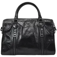 Zadig & Voltaire Sunny Medium #2 Vintage Patent - Black - ONE SIZE