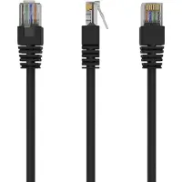Gembird PP12-1M/BK, 1 m, Cat5e, U/UTP (UTP), RJ-45, RJ-45, Musta