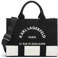 Karl Lagerfeld Ostoskassi 'Rue ST-Guillaume' kerma / musta