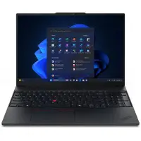 Lenovo ThinkPad E16 Gen 3 (AMD) 16.0" Ryzen 7 250, 16 Gt, 512 Gt, Radeon 780M, Win 11 Pro -kannettava, musta