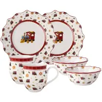 Villeroy & Boch joulun astiasetti Toy's Delight, 6 kpl.
