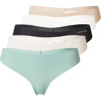 Calvin Klein Thong 5Pk - Multi/patterned - XS