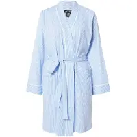 Ralph Lauren Lyhyt kylpytakki taivaansininen / valkoinen