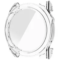 Mtp Products Garmin Fenix 8 Muovikotelo Naytonsuojalla Panssarilasi - 9H - 43mm - Kirkas
