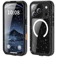 Mtp Products iPhone 17 Pro Redpepper IP68 magneettinen vedenpitävä kotelo - musta