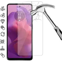 Mtp Products Motorola Moto G24 Panssarilasi - 9H, 0.3mm - Case Friendly - Läpinäkyvä