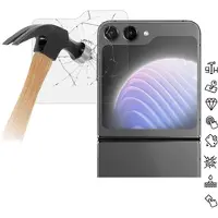 Mtp Products Samsung Galaxy Z Flip6/Z Flip7 FE Temperoitu Panssarilasi - 9H - Case Friendly - Läpinäkyvä