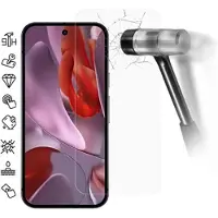Mtp Products Google Pixel 9a Temperoitu Panssarilasi - 9H - Case Friendly - Läpinäkyvä