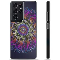 Mtp Products Samsung Galaxy S21 Ultra 5G Suojakuori - Värikäs Mandala