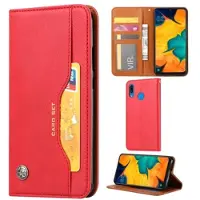 Mtp Products Card Set Sarja Samsung Galaxy A20e Lompakkokotelo - Punainen