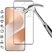 Mtp Products Huawei Pura 80 Pro/80 Pro+/80 Ultra Täysi suoja karkaistu lasi näytönsuoja - 9H - musta reuna