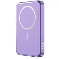 Mtp Products C10 Kannettava 15W magneettinen langaton tehopankki 5000mAh - violetti