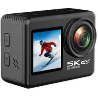Mtp Products V5 5K WiFi EIS Anti-shake Action Camera 30m vedenpitävä Dual Screen Sports Camera