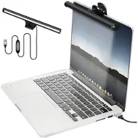 Mtp Products Napsautuksella Kiinni Menevä Näytön LED-lamppu USB-kaapelilla - Musta