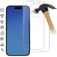 Mtp Products iPhone 17 Panssarilasi - 9H - Case Friendly - 2 Kpl. - läpinäkyvää