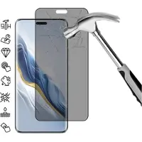 Mtp Products Honor Magic6 Pro Yksityisyyttä Suojaava Täysin Peittävä Panssarilasi - 9H - Musta Reuna