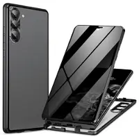 Mtp Products Samsung Galaxy S24 Magneettikotelo Panssarilasi - 9H sella - Yksityisyyssuoja - Musta