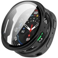 Mtp Products Samsung Galaxy Watch8 Muovikotelo Panssarilasi - 40mm - Musta