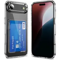 Mtp Products iPhone Air Läpinäkyvä Kotelo Korttitelineellä