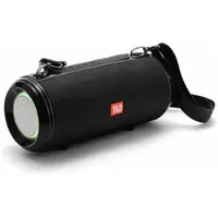 Mtp Products T&G TG537 RGB Light Bluetooth-kaiutin High Power Vedenpitävä kannettava tietokoneen subwoofer-kaiutin tuki FM TF-kortti - musta
