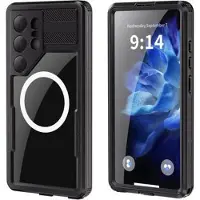 Mtp Products Samsung Galaxy S25 Ultra Redpepper IP68 magneettinen vedenpitävä kotelo - musta