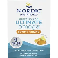 Nordic Naturals Ultimate Omega Gummipalat, Trooppinen Hedelmä - 54 kpl
