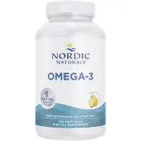Nordic Naturals Omega-3, 690 mg Sitruuna (EAN 768990027604) - 120 pehmeää kapselia