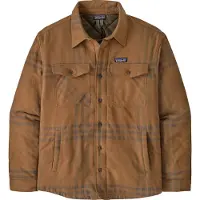 Patagonia M's LW Insulated Fjord Flannel Shirt Defend: Deer Brown - M