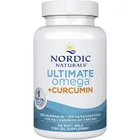 Nordic Naturals Ultimate Omega + Curcumin - 60 kapselia
