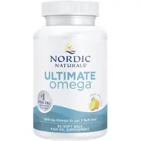 Nordic Naturals Ultimate Omega, sitruunan maku - 60 pehmytkapseliä