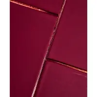 House Doctor Brick-sohvapöytä 100x100x44 cm Punainen