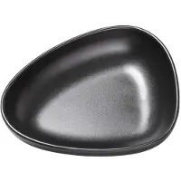 Lind DNA Curve Stoneware syvä lautanen 19x22 cm Black