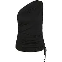 Soaked in luxury Slhanadi One Shoulder Top - Black - S