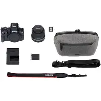 Canon EOS R50 + RF-S 18-45mm Travel Kit (Shoulder Bag & 64GB SD Card)