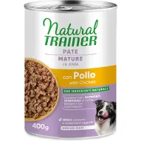 NATURAL TRAINER 6x400g Medium & Maxi Mature Pate kana koiranruoka