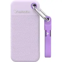 Verbatim 1TB Pocket Summer Edition, ulkoinen SSD-levy, 3.2 Gen2 USB-C, 1000/1000 MB/s, violetti