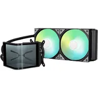 TRYX PANORAMA SE ARGB 240 Black, 240mm AIO-nestejäähdytysratkaisu prosessorille, musta