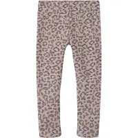 Name it Leggingsit 'NMFDavina' hiekka / tummanvioletti / roosa