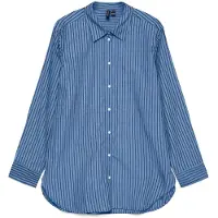 Vero Moda Vmelina Ls Shirt Wvn Noos - Blue - XS