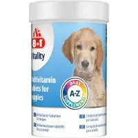 8In1 2x100 tablettia Vitality Puppy -monivitamiinitabletit koiran ravintolisä