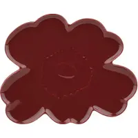 Marimekko Unikko Shape lautanen 32 cm Burgundy