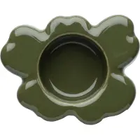 Marimekko Unikko Tea Light Holder 10X3Cm - Green - Ø 10 CM