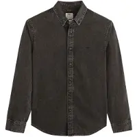 Levi's for man. A7210-0038 Authentic Button Down Shirt black (L), Casual, Cotton, Long sleeve
