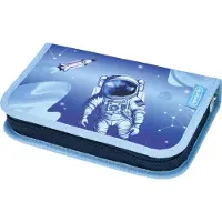 Herlitz Schüleretui 31 teilig Cosmic Explorer, 31 kpl, Sininen, Vaaleansininen, Polyesteri, Kuva, 205 mm, 38 mm (50049172)