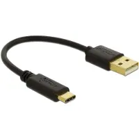 DeLOCK – USB Charging Cable Type-A to USB Type-C 15 cm (85354)