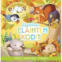 Opetellaan Eläinten kodit kirja