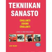 Mauno, Tekniikan sanasto - englanti-suomi-englanti